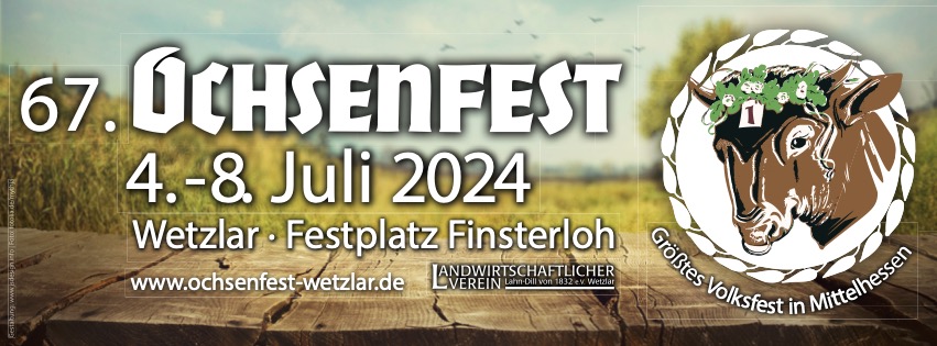 Banner Ochsenfest Programm